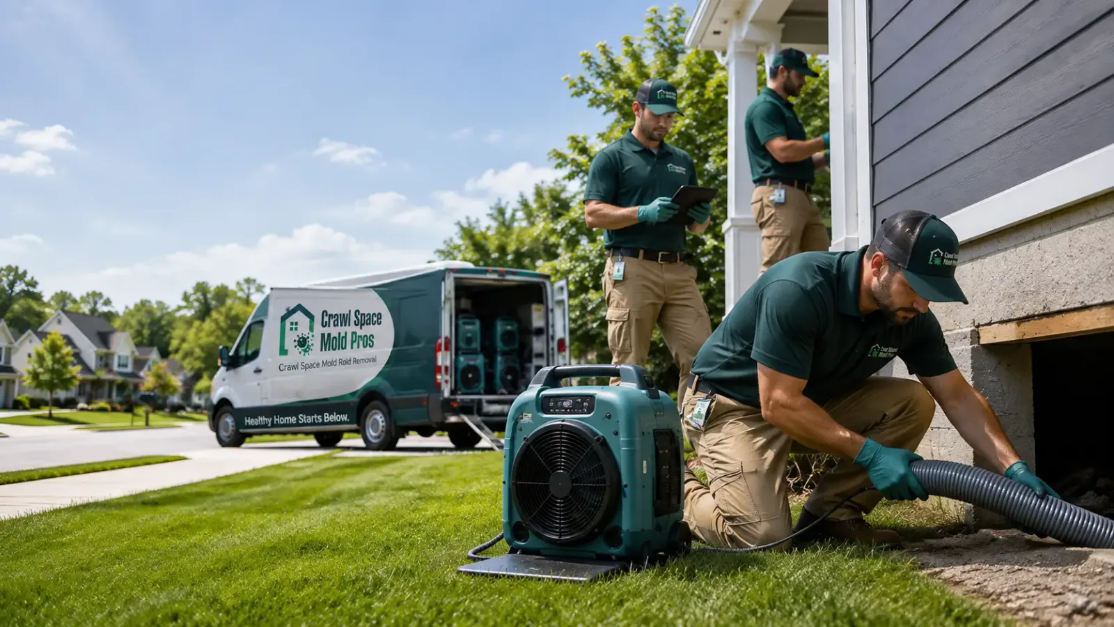 Crawl Space Mold Removal in Urbana, IN